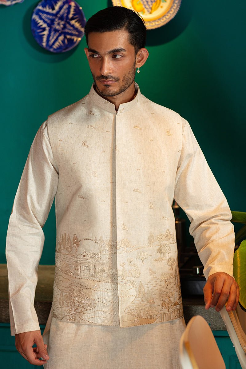 Pakistani Menswear | Fahad Hussayn | LINOPAR by Designer House of Maryam Ltd. - House of Maryam - Pakistani Designer Ethnic Wear in {{ shop.shopifyCountryName }}