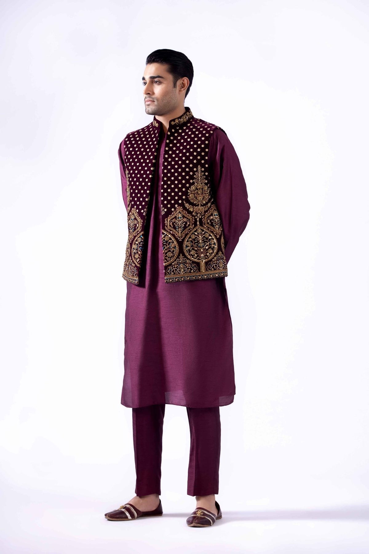 Pakistani Menswear | Fahad Hussayn | BHAMBHAL by Designer House of Maryam Ltd. - House of Maryam - Pakistani Designer Ethnic Wear in {{ shop.shopifyCountryName }}