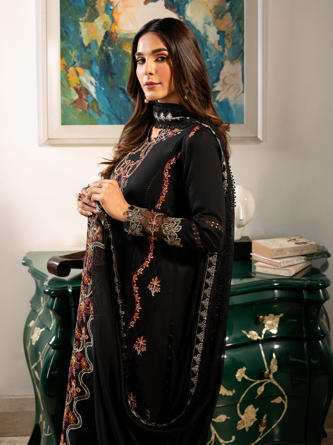 Izel | Mahveen Festive Lawn 25 | FAHIMA -  Izel Ladies Clothes - Original Designer Dress - House of Maryam