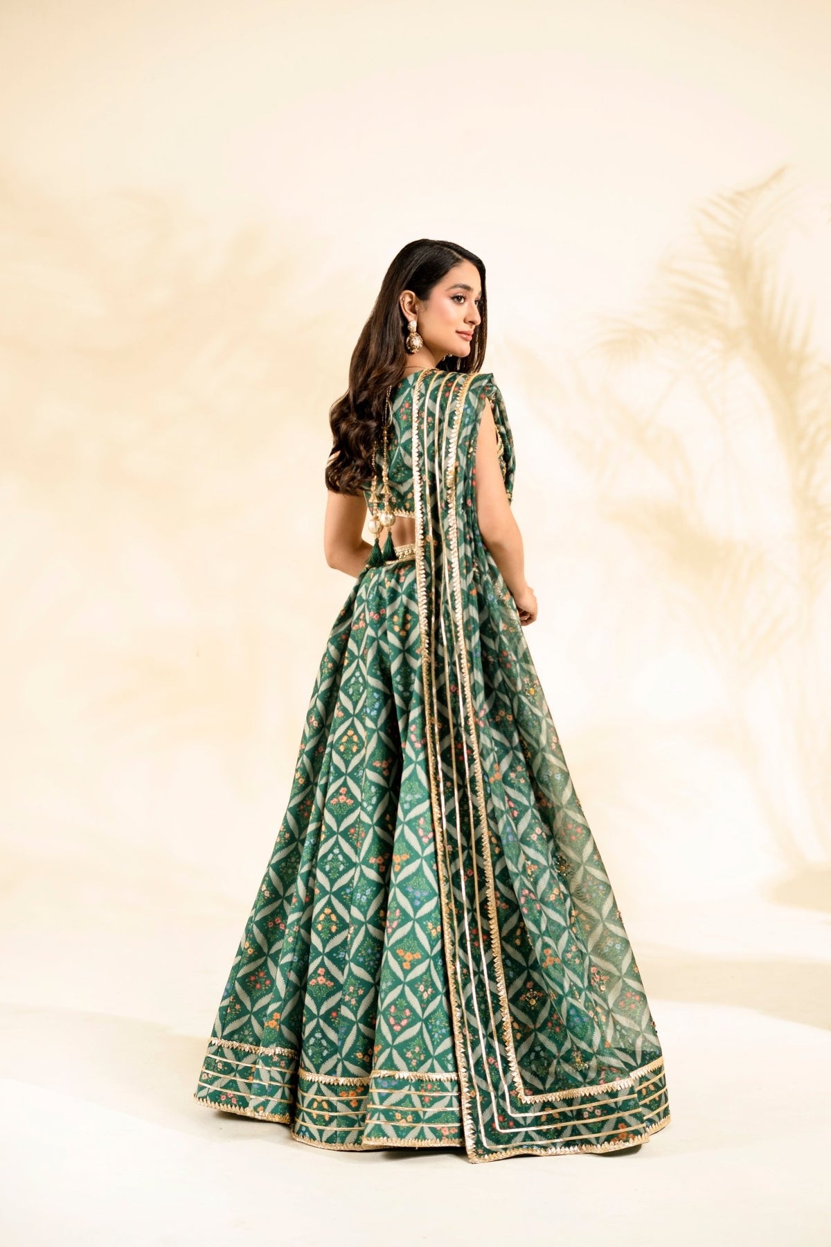 Faiza Faisal | Elara Luxury Pret | DREAMY GREEN-Brand:Faiza Faisal-Type:Ladies Clothes-Bold Green-Raw Silk-House of Maryam- Buy in UK, USA
