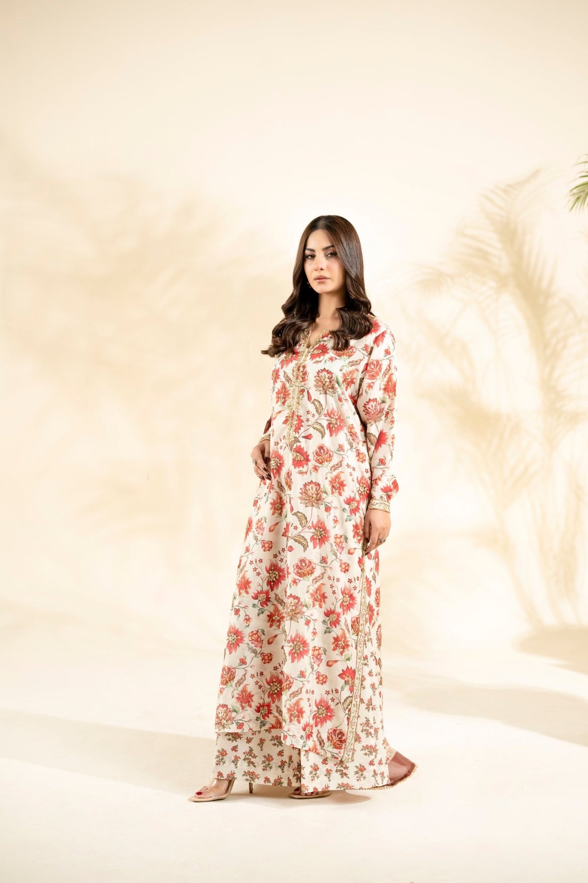 Faiza Faisal | Elara Luxury Pret | RIVAYA RUST-Brand:Faiza Faisal-Type:Ladies Clothes-Off White-Raw Silk-House of Maryam- Buy in UK, USA