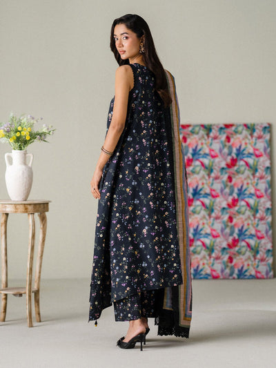 Faiza Faisal | FNF Printed Lawn | TWILIGHT CHARM-Brand:Faiza Faisal-Type:Ladies Clothes-Lawn-Midnight Blue-House of Maryam- Buy in UK, USA