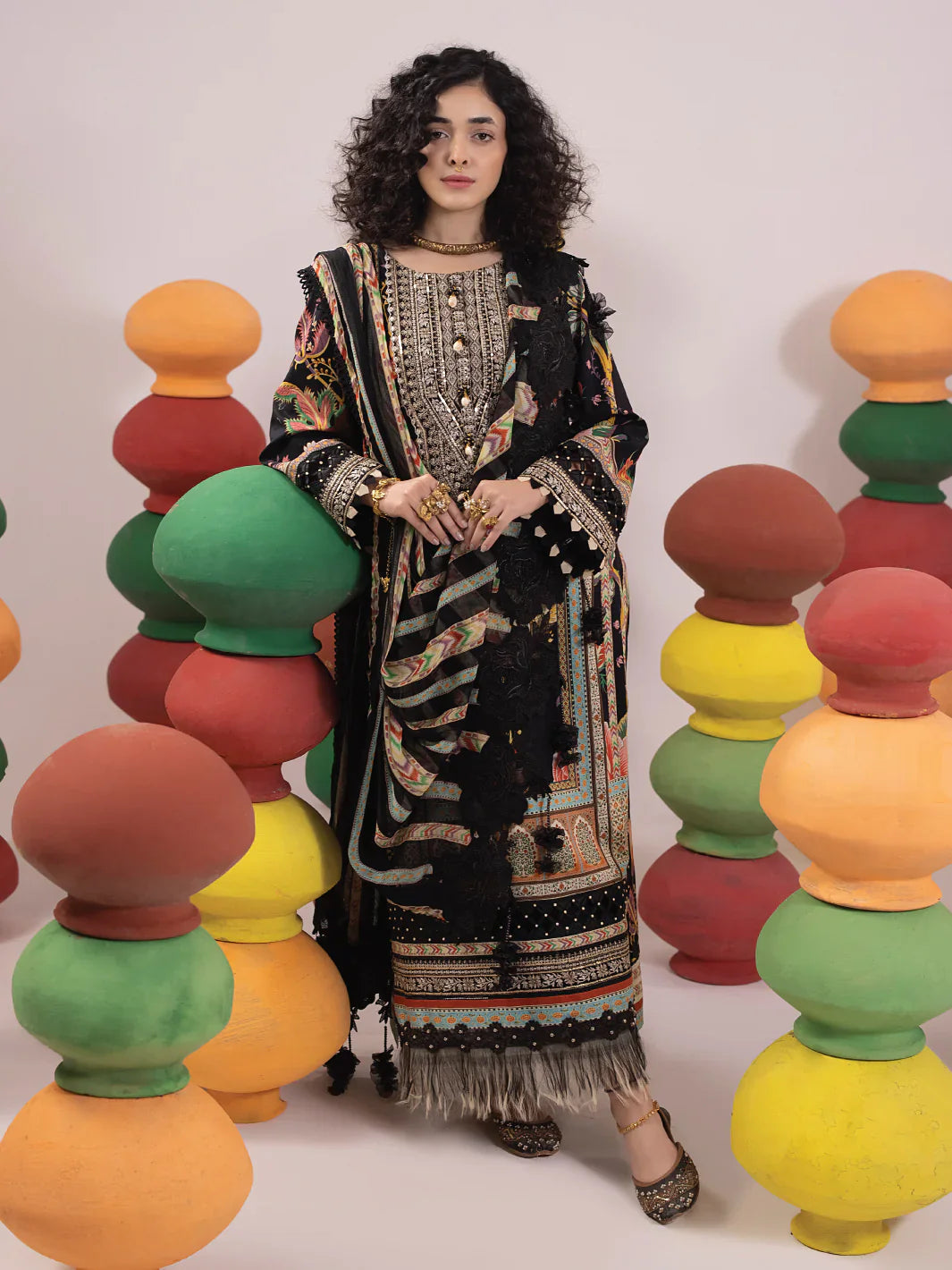 Ittehad | Faiza Faisal Rangeeli Lawn 24 | BulBul -  Ittehad Luxury - Original Designer Dress - House of Maryam