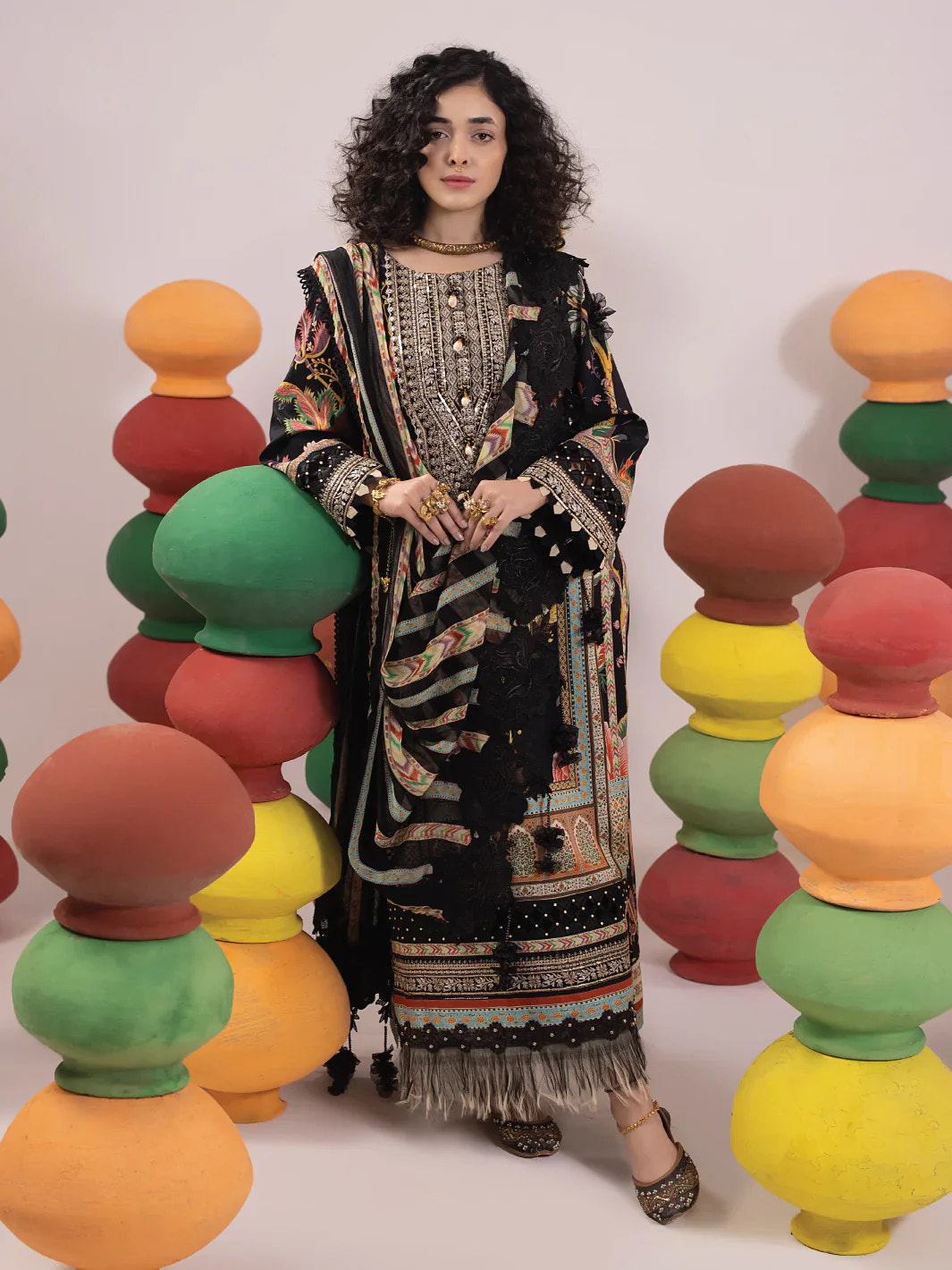 Ittehad | Faiza Faisal Rangeeli Lawn 24 | BulBul -  Ittehad Luxury - Original Designer Dress - House of Maryam