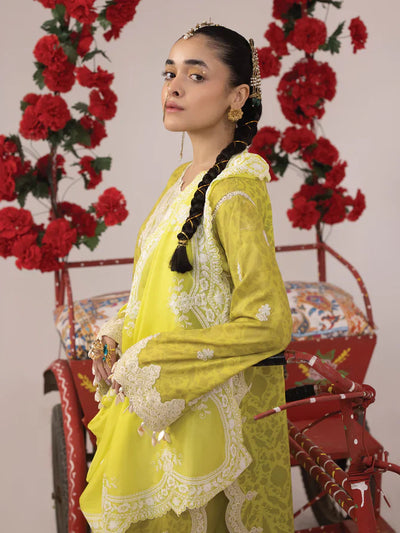 Ittehad | Faiza Faisal Rangeeli Lawn 24 | Sajjo -  Ittehad Luxury - Original Designer Dress - House of Maryam