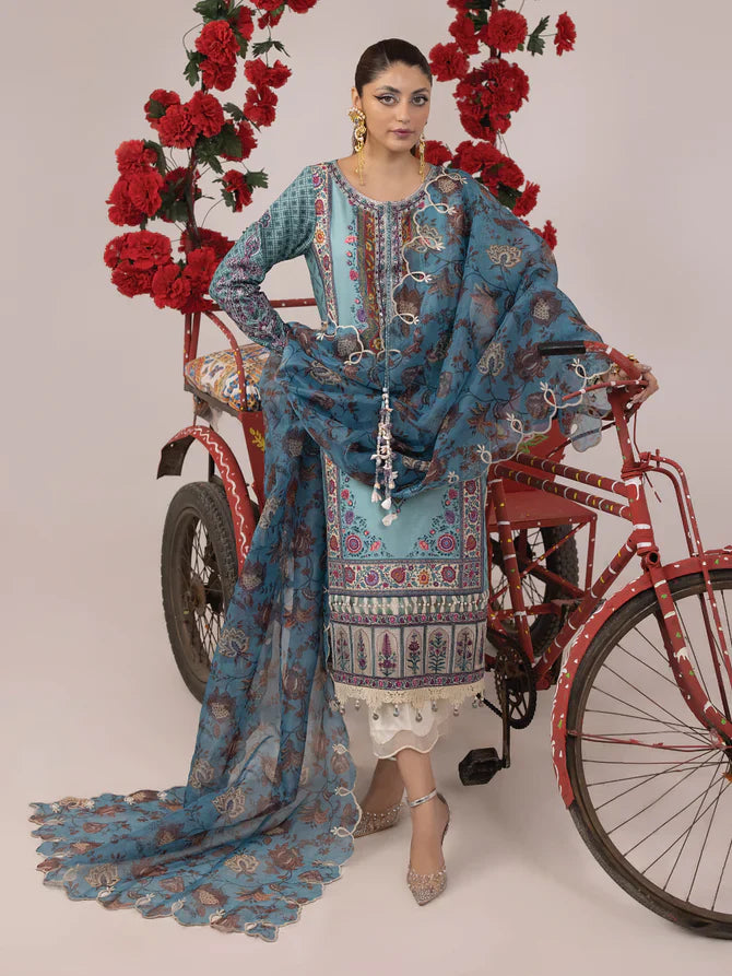 Ittehad | Faiza Faisal Rangeeli Lawn 24 | Rampa -  Ittehad Luxury - Original Designer Dress - House of Maryam