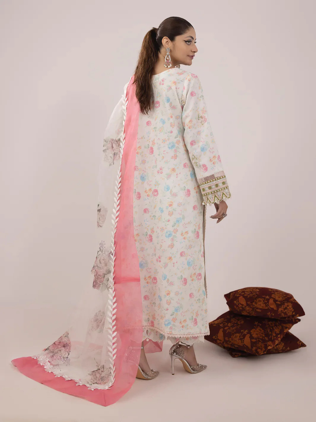 Ittehad | Faiza Faisal Rangeeli Lawn 24 | Nargis -  Ittehad Luxury - Original Designer Dress - House of Maryam