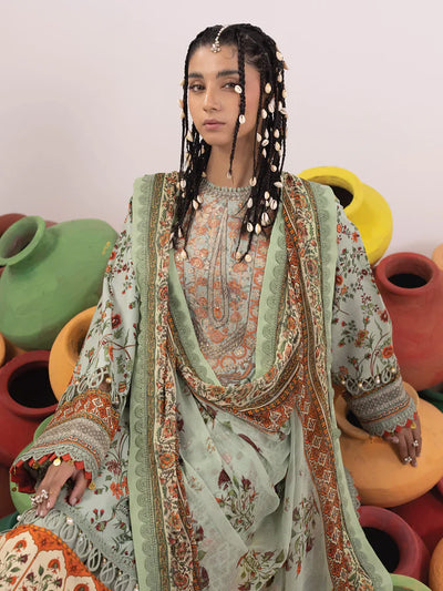 Ittehad | Faiza Faisal Rangeeli Lawn 24 | Chambeli -  Ittehad Luxury - Original Designer Dress - House of Maryam