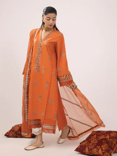 Ittehad | Faiza Faisal Rangeeli Lawn 24 | Chammo -  Ittehad Luxury - Original Designer Dress - House of Maryam