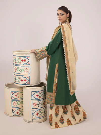 Ittehad | Faiza Faisal Rangeeli Lawn 24 | Zebo -  Ittehad Luxury - Original Designer Dress - House of Maryam