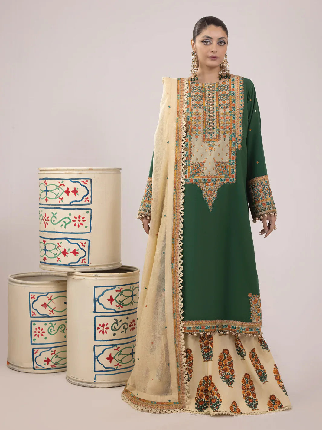 Ittehad | Faiza Faisal Rangeeli Lawn 24 | Zebo by Designer Ittehad - House of Maryam - Pakistani Designer Ethnic Wear in {{ shop.shopifyCountryName }}
