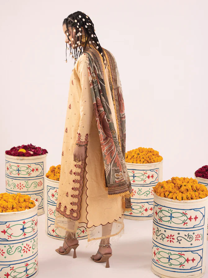 Ittehad | Faiza Faisal Rangeeli Lawn 24 | Gulabo -  Ittehad Luxury - Original Designer Dress - House of Maryam