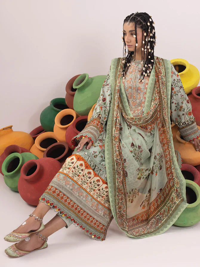 Ittehad | Faiza Faisal Rangeeli Lawn 24 | Chambeli -  Ittehad Luxury - Original Designer Dress - House of Maryam