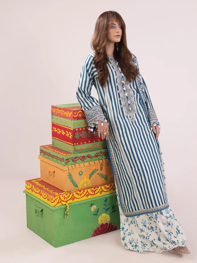Ittehad | Faiza Faisal Rangeeli Lawn 24 | Albeli -  Ittehad Luxury -  House of Maryam