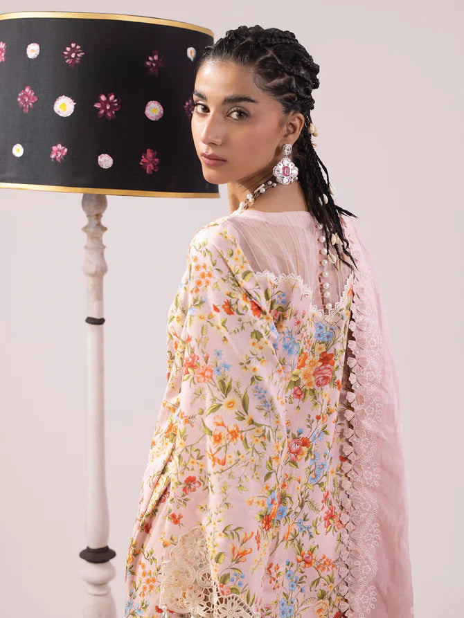 Ittehad | Faiza Faisal Rangeeli Lawn 24 | Laali -  Ittehad Luxury - Original Designer Dress - House of Maryam