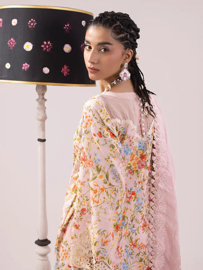 Ittehad | Faiza Faisal Rangeeli Lawn 24 | Laali -  Ittehad Luxury - Original Designer Dress - House of Maryam