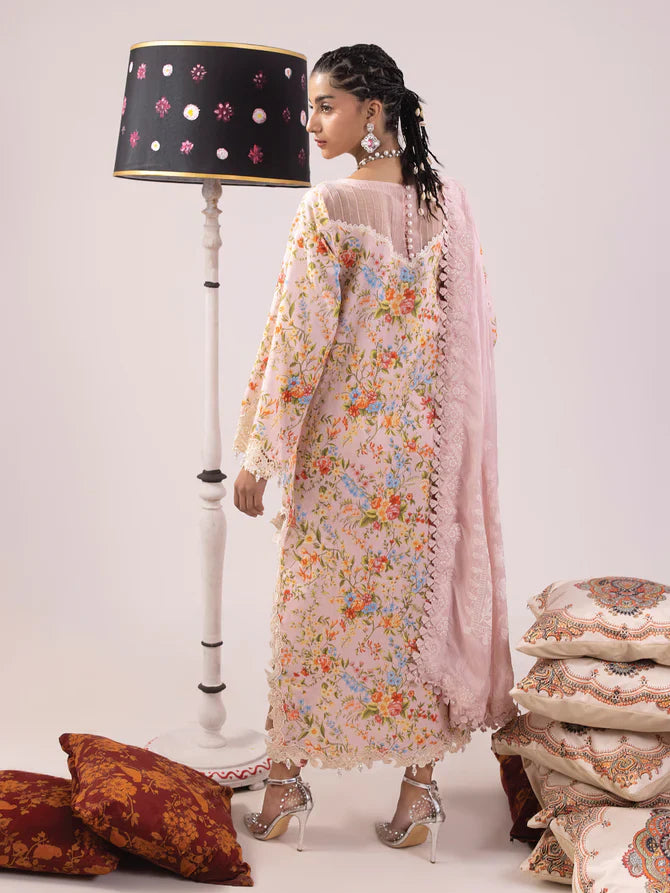 Ittehad | Faiza Faisal Rangeeli Lawn 24 | Laali -  Ittehad Luxury - Original Designer Dress - House of Maryam