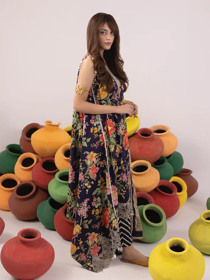 Ittehad | Faiza Faisal Rangeeli Lawn 24 | Champa by Designer Ittehad - House of Maryam - Pakistani Designer Ethnic Wear in {{ shop.shopifyCountryName }}