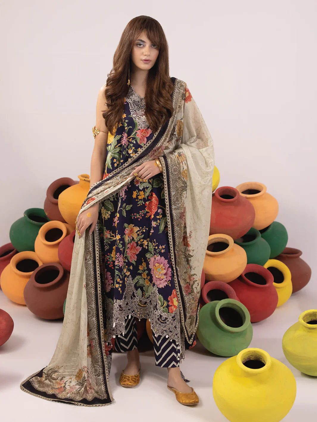 Ittehad | Faiza Faisal Rangeeli Lawn 24 | Champa by Ittehad - House of Maryam