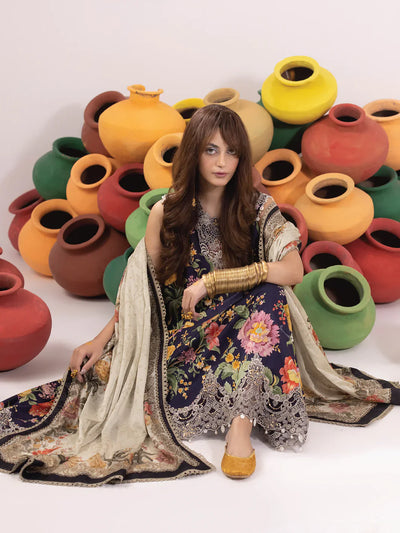 Ittehad | Faiza Faisal Rangeeli Lawn 24 | Champa -  Ittehad Luxury - Original Designer Dress - House of Maryam