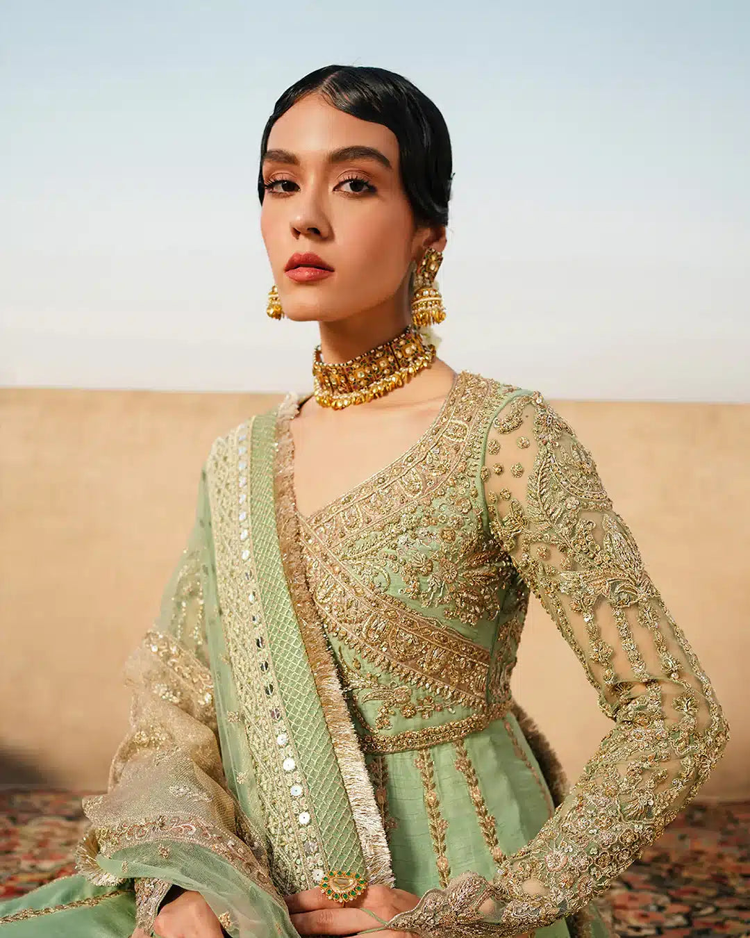 Faiza Saqlain | Irina Wedding Formals 23 | Adana -  Faiza Saqlain Bridal - Original Designer Dress - House of Maryam
