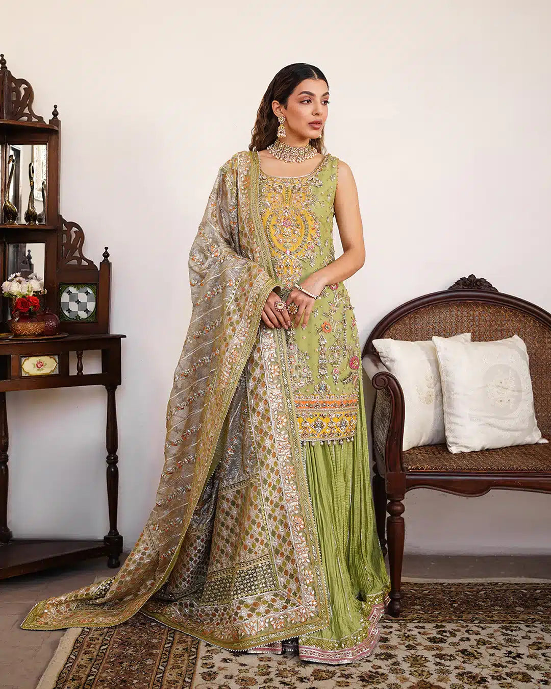 Faiza Saqlain | Irina Wedding Formals 23 | Tamaan by Designer Faiza Saqlain - House of Maryam - Pakistani Designer Ethnic Wear in {{ shop.shopifyCountryName }}