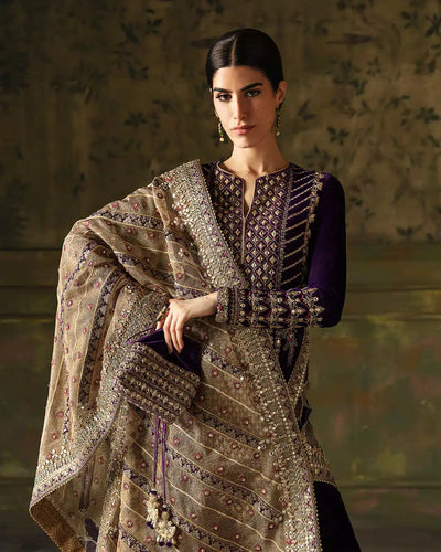 Faiza Saqlain | Manaar Luxe Formals 23 | Elayha -  Faiza Saqlain  - Original Designer Dress - House of Maryam
