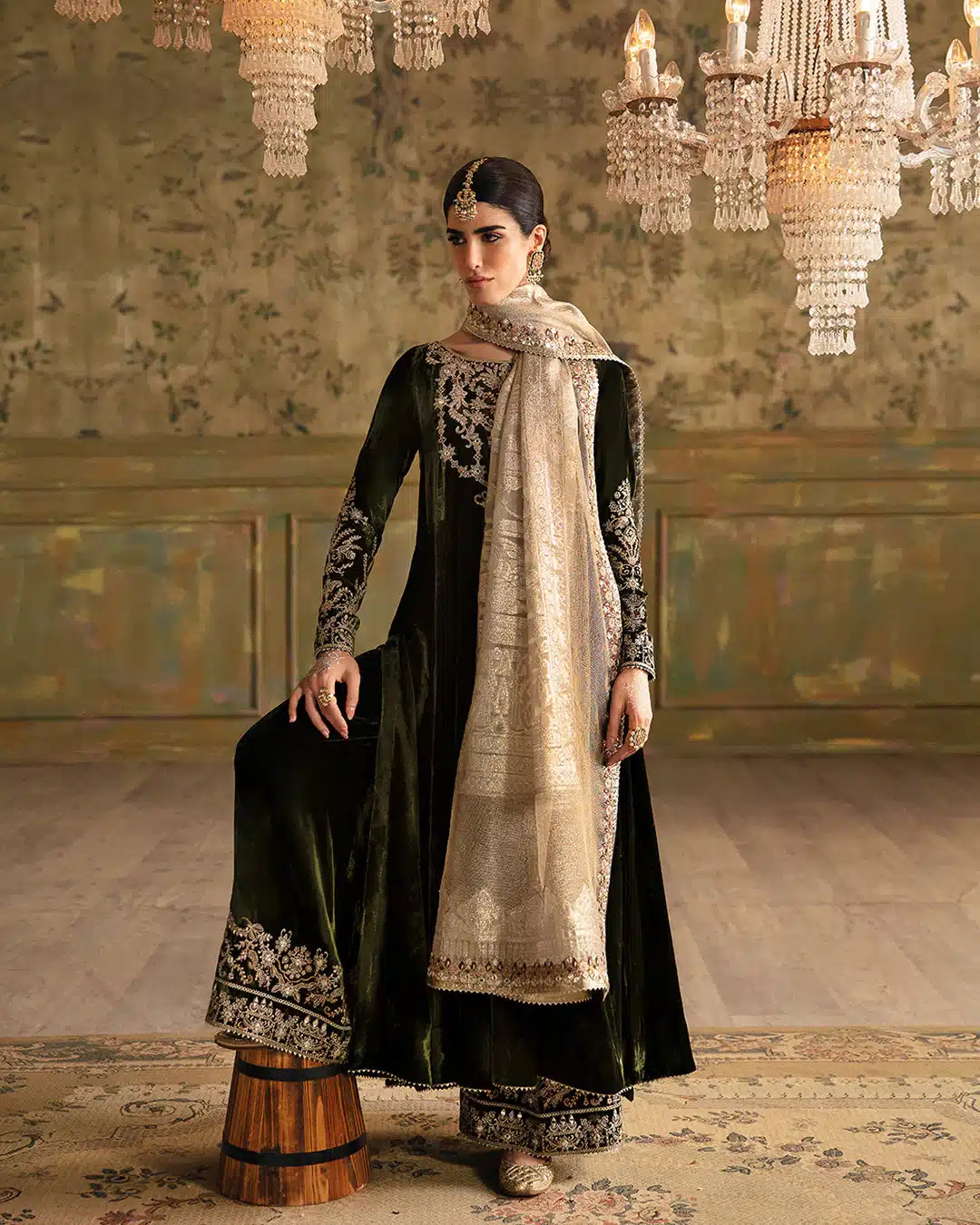 Faiza Saqlain | Manaar Luxe Formals 23 | Tissa -  Faiza Saqlain Bridal - Original Designer Dress - House of Maryam