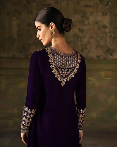 Faiza Saqlain | Manaar Luxe Formals 23 | Elayha -  Faiza Saqlain  - Original Designer Dress - House of Maryam