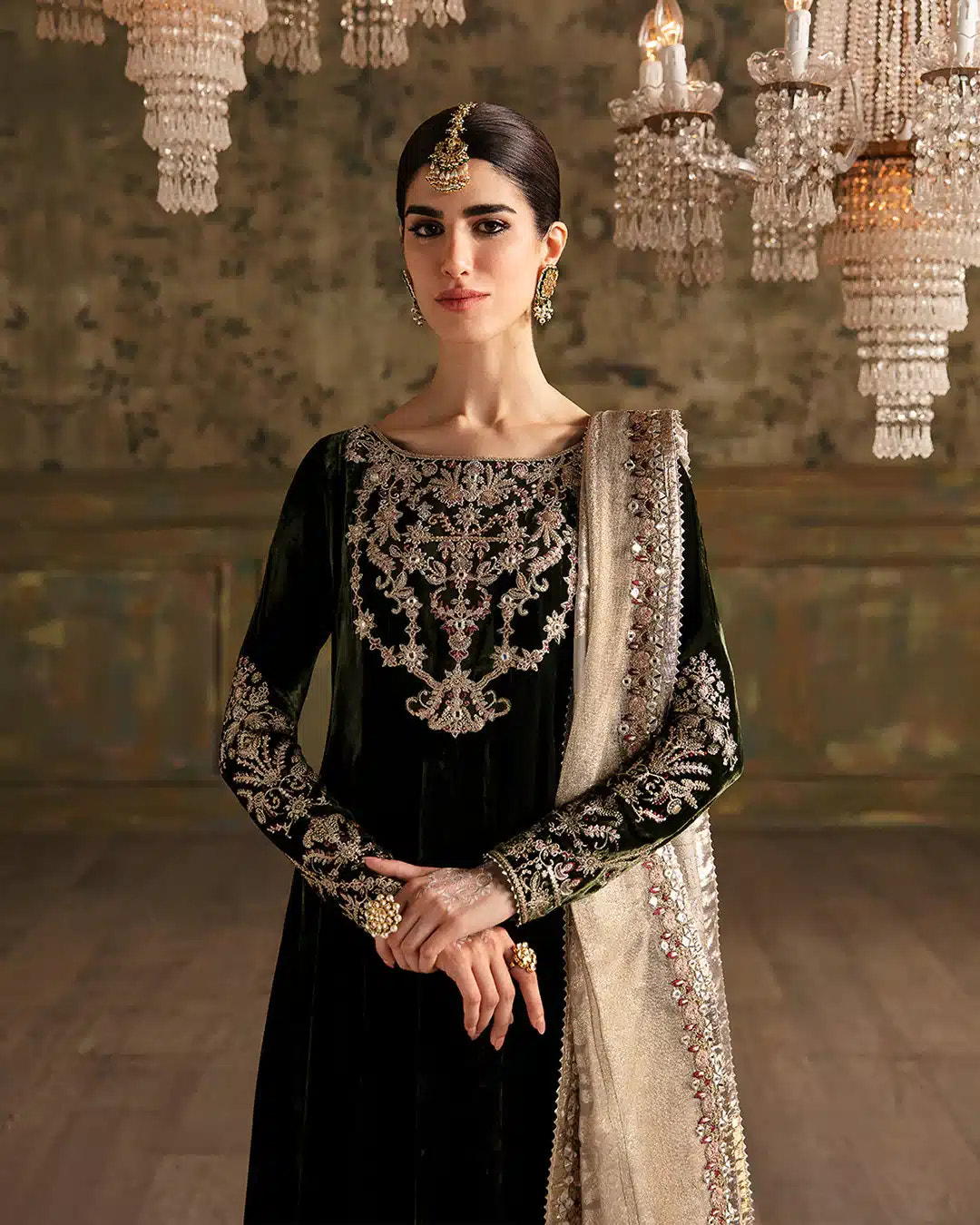 Faiza Saqlain | Manaar Luxe Formals 23 | Tissa -  Faiza Saqlain Bridal - Original Designer Dress - House of Maryam
