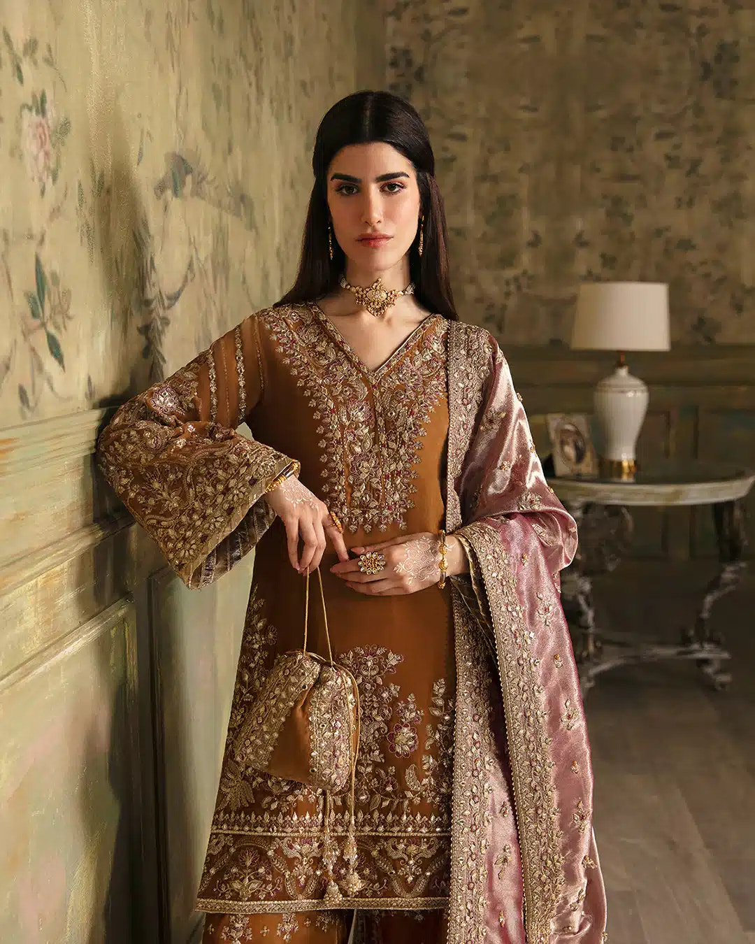 Faiza Saqlain | Manaar Luxe Formals 23 | Lamees -  Faiza Saqlain Bridal - Original Designer Dress - House of Maryam