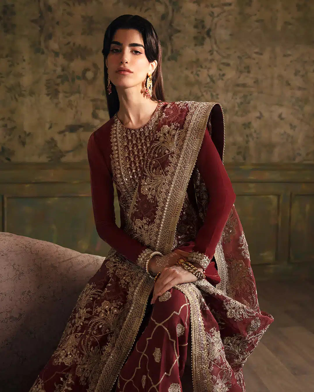 Faiza Saqlain | Manaar Luxe Formals 23 | Negar -  Faiza Saqlain Bridal - Original Designer Dress - House of Maryam
