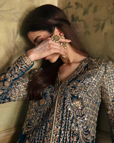 Faiza Saqlain | Manaar Luxe Formals 23 | Haanie -  Faiza Saqlain Bridal - Original Designer Dress - House of Maryam