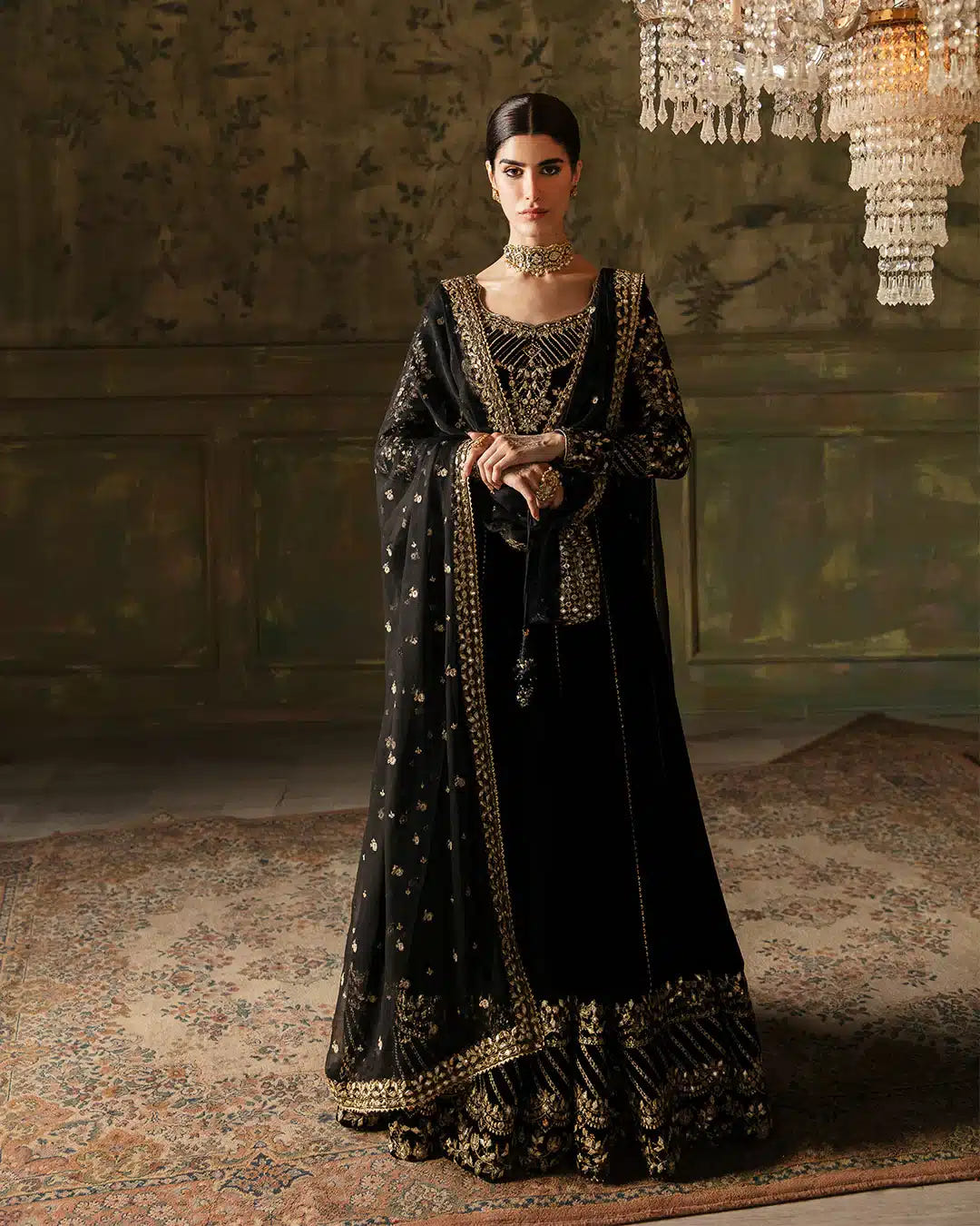 Faiza Saqlain | Manaar Luxe Formals 23 | Venera -  Faiza Saqlain Bridal - Original Designer Dress - House of Maryam