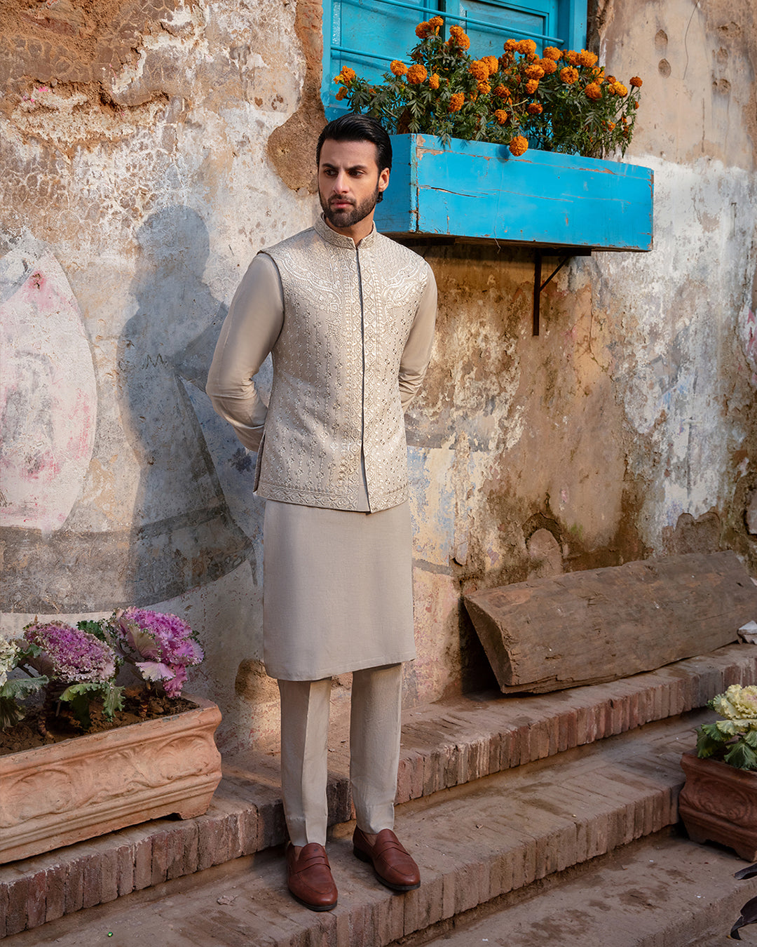 Pakistani Menswear | Feret by Designer House of Maryam Ltd. - House of Maryam - Pakistani Designer Ethnic Wear in {{ shop.shopifyCountryName }}