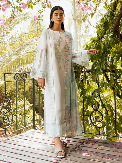 Izel | Dastak Luxury Lawn | FALAK -  Izel Ladies Clothes - Original Designer Dress - House of Maryam
