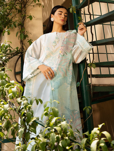 Izel | Dastak Luxury Lawn | FALAK -  Izel Ladies Clothes - Original Designer Dress - House of Maryam