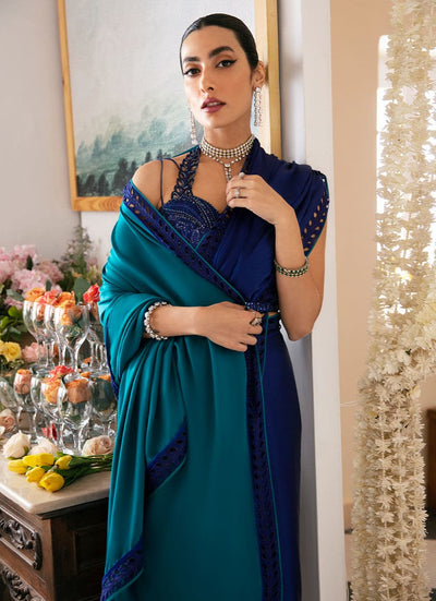 Farah Talib Aziz | Mayna Festive Luxe | ALMA OMBRE -  Farah Talib Aziz Bridal - Original Designer Dress - House of Maryam