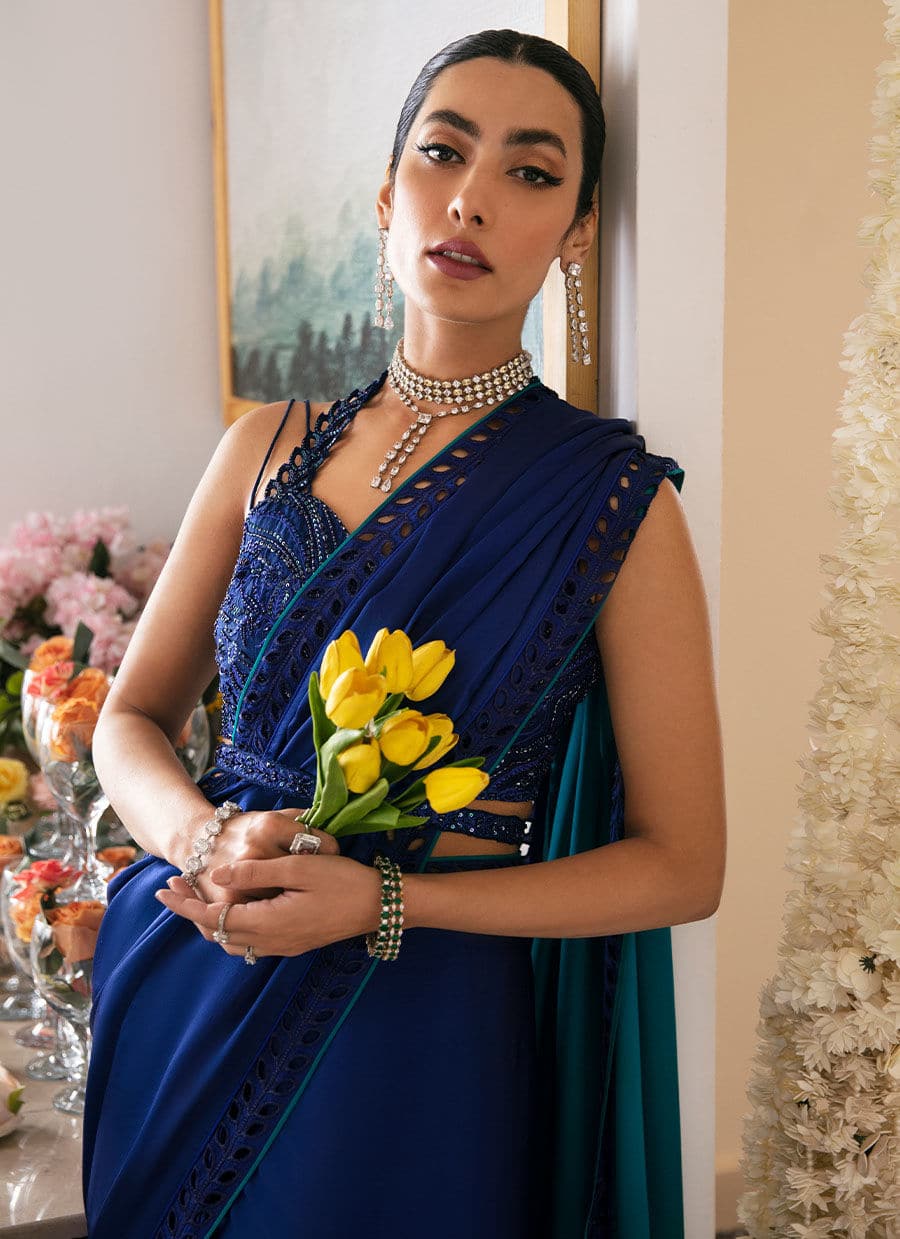Farah Talib Aziz | Mayna Festive Luxe | ALMA OMBRE -  Farah Talib Aziz Bridal - Original Designer Dress - House of Maryam