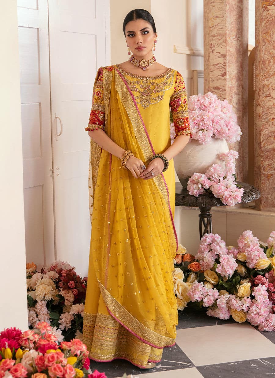 Farah Talib Aziz | Mayna Festive Luxe | AQIQ KIWI -  Farah Talib Aziz Bridal - Original Designer Dress - House of Maryam