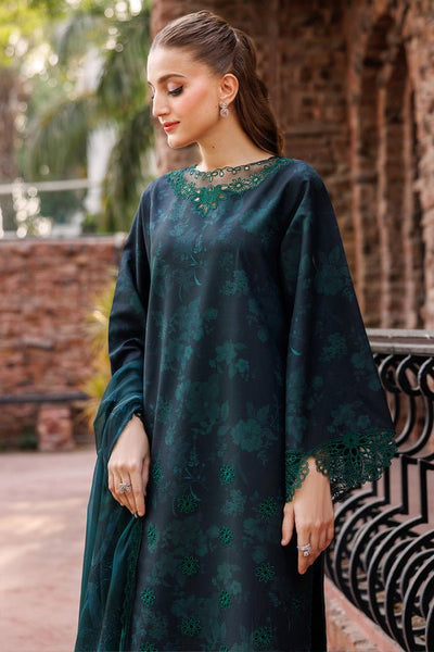 Farasha | Seraya Lawn 25 | Periveil-Brand:Farasha-Type:Ladies Clothes-Midnight Blue-Lawn-House of Maryam- Buy in UK, USA