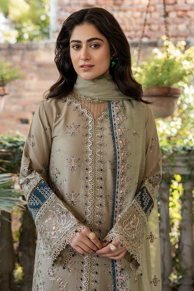 Farasha | Bahaar Embroidered Lawn | Whimsical Sage -  Farasha Luxury - Original Designer Dress - House of Maryam
