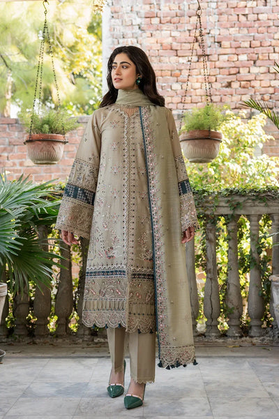 Farasha | Bahaar Embroidered Lawn | Whimsical Sage -  Farasha Luxury - Original Designer Dress - House of Maryam