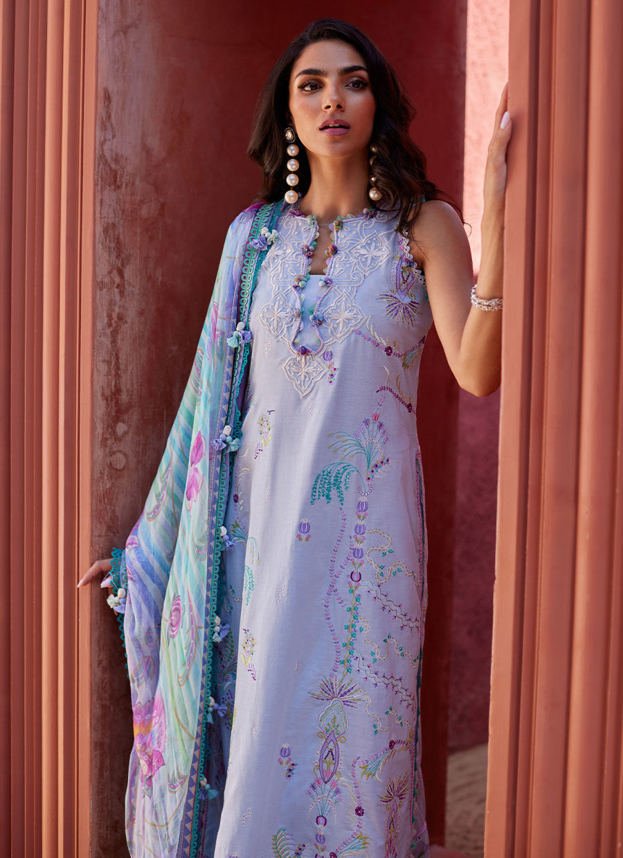 Farah Talib Aziz | Suay Lawn 24 | CALLISTA WEDGEWOOD -  Farah Talib Aziz Luxury - Original Designer Dress - House of Maryam