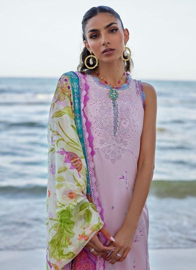 Farah Talib Aziz | Suay Lawn 24 | IZUMI PINK -  Farah Talib Aziz Luxury - Original Designer Dress - House of Maryam