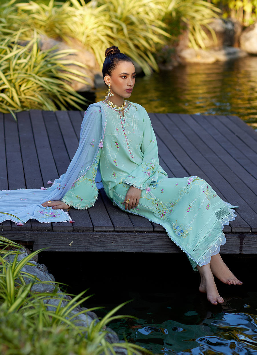 Farah Talib Aziz | Suay Lawn 24 | MISORA MINT -  Farah Talib Aziz Luxury - Original Designer Dress - House of Maryam