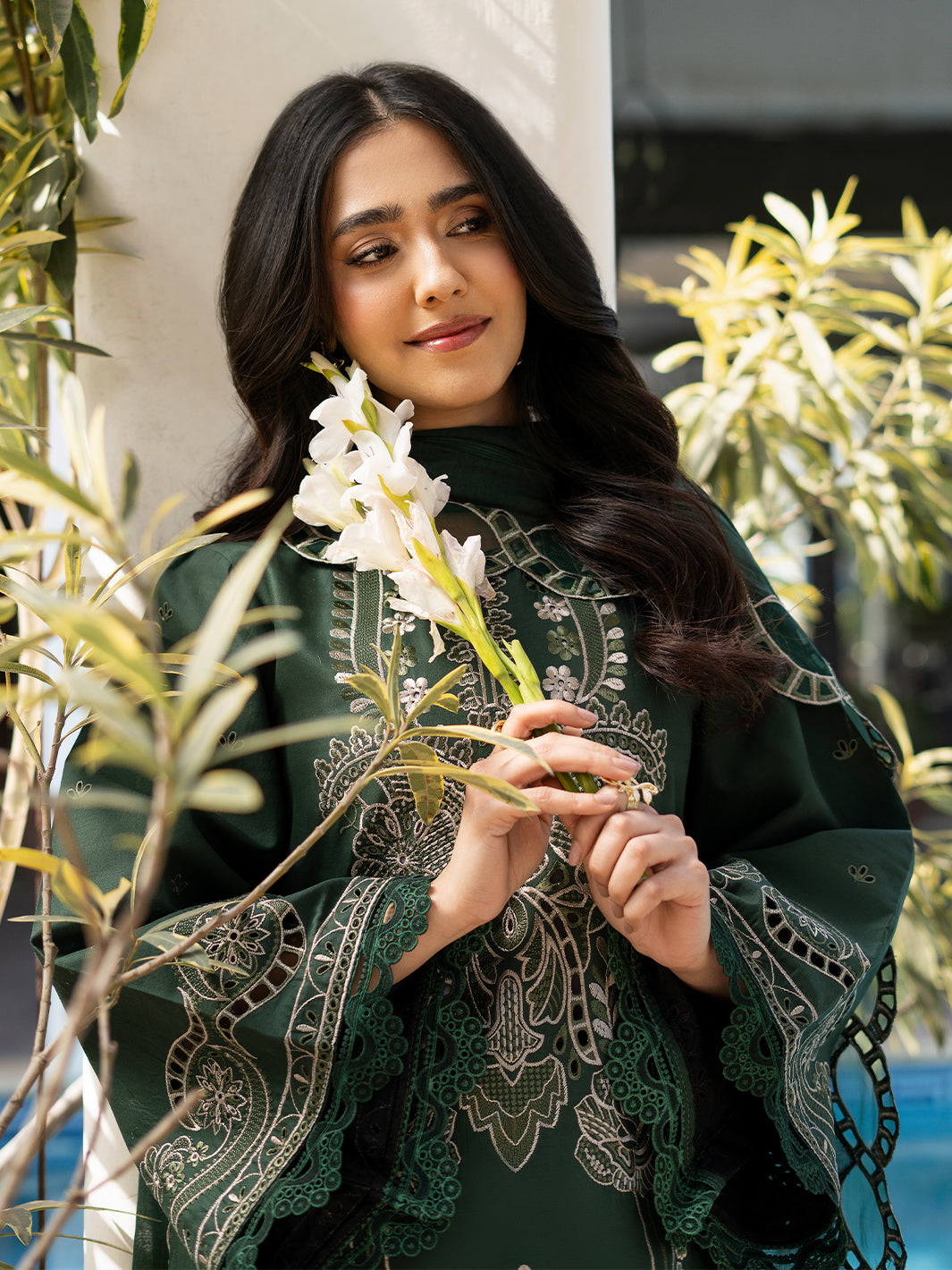 Izel | Mahveen Festive Lawn 25 | FATIN -  Izel Ladies Clothes - Original Designer Dress - House of Maryam