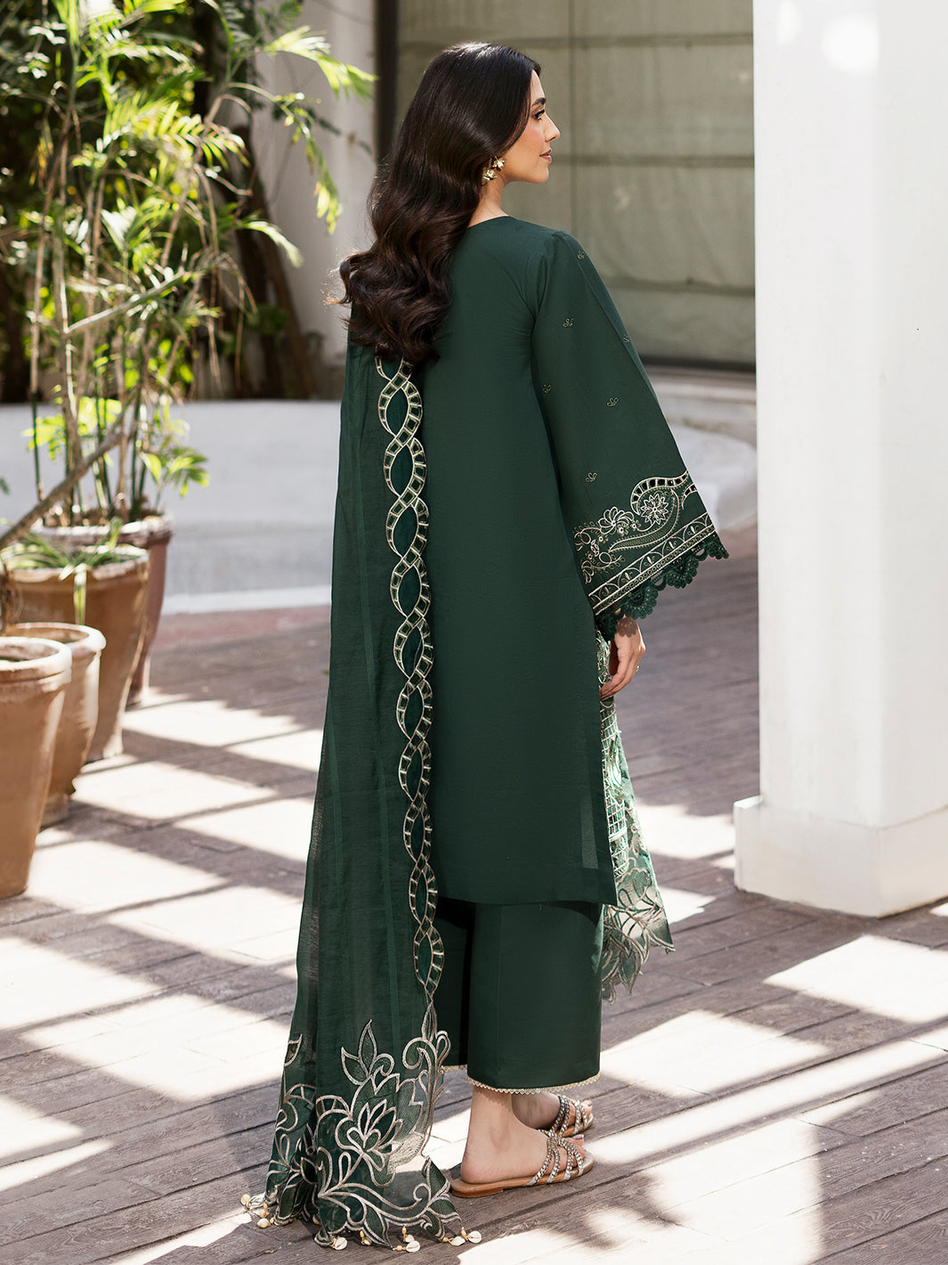 Izel | Mahveen Festive Lawn 25 | FATIN -  Izel Ladies Clothes - Original Designer Dress - House of Maryam