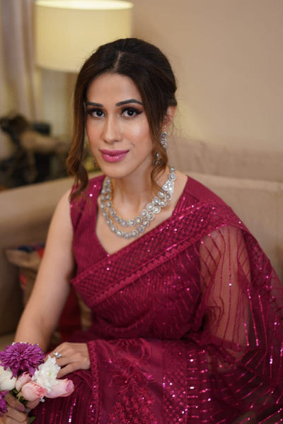 Daud Abbas | Formals Collection | Zaibaish -  Daud Abbas Formal - Original Designer Dress - House of Maryam