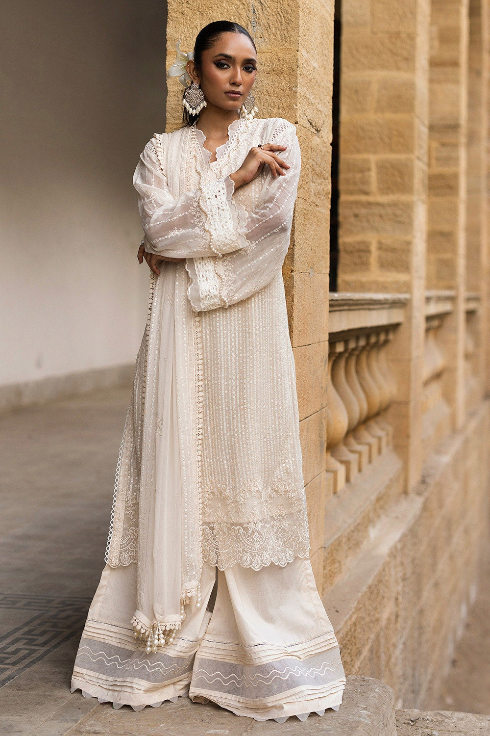 Gul Ahmed | Festive Eid 25 |FE-52074 -  Gul Ahmed Ladies Clothes - Original Designer Dress - House of Maryam